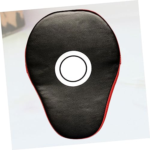 Punch Mitts 1 Pair Black PU Boxing Training Focus Pads for Muay Thai | Moderate Thickness, Strong Resistance, Unique Logo, Simple Atmosphere, Compact Hand-Held Set for Martial Arts Drills