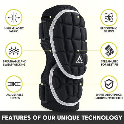 Batters Baseball Softball Elbow Guard Elbow Pad Forearm Guard ,Youth , Adult - size: Adult-S/M