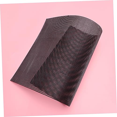 Happyyami 5pcs Plastic Mesh Grid for Projects Multi-Purpose Handmade Mesh for Fish Tank Aquariums and Crafting Black - color: Black