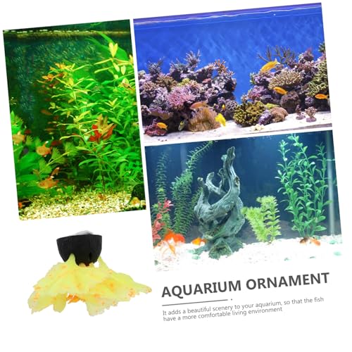 SEWACC Artificial Aquatic Plant Adornment Realistic Water Grass Model Lightweight Fish Tank Decor for Aquarium Landscape and Fish Tank Decoration
