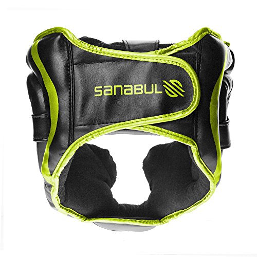 Sanabul Essential Boxing Headgear for Men & Women, Muay Thai MMA Headgear with Protective Padding, Full Face Coverage for Sparring Training
