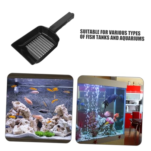 2pcs Aquarium Sand Scoop Tool for Fish Tank Cleaning Gravel Scraper and Shovel for Freshwater Aquariums Versatile and User-Friendly Water Habitat Accessory