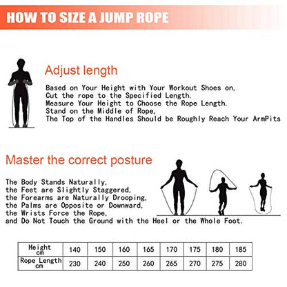 Redify Adjustable Jump Rope,Jump Ropes for Fitness for Men Women - color: Red,Blue