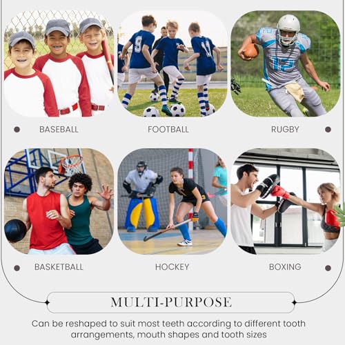 Yaomiao 2 Pcs Mouth Guards Christian Teeth Guards Sport Game Guard & Case Religious MouthGuard Soccer Football Basketball Baseball Wrestling Lacrosse Rugby Boxing Taekwondo - size: Adult, style: Black & Philip