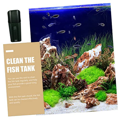YARNOW Creative Aquarium Sand Shovel for Fish Tank Cleaning Sediment Cleaner Ergonomic Handle for Easy Use Aquatic Environments