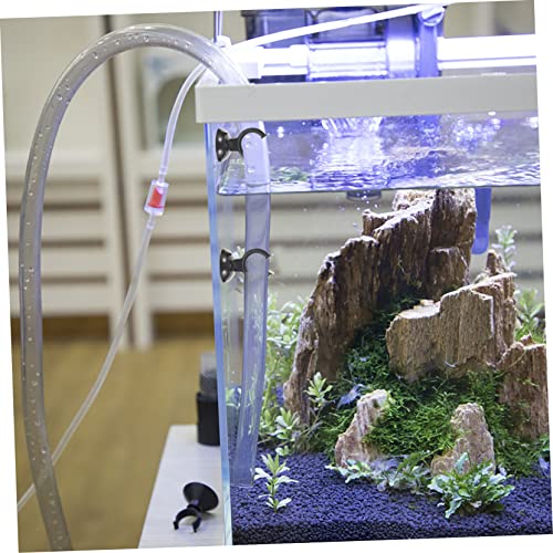 LIOOBO 40pcs Fish Tank Cup Buckle Aquarium Heater Sucker Clips Aquarium Heater Fixing Clip Airline Holder Airline Tubing Clamp Clear Fish Tank Supplies Hose Multifunction Abs