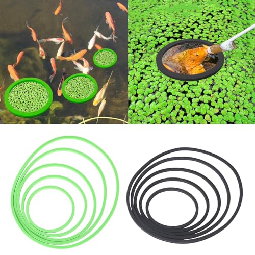 Fishtanks Floating Plant Rings 5pcs Corral Aquariums Feeding Food Holders Aquarium for