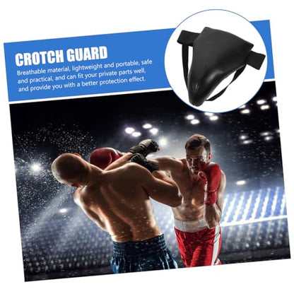 Breathable Groin Guard Male Crotch Protector Sports Groin Guard Reusable Boxing Protective Gear for Martial Arts and Combat Sports