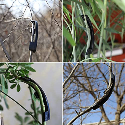 150 Pcs Low Stress Training Clips, 90 Degree Plant Clips Branches Clips Control The Growth of Plants Branches Clamps for Low Stress Planting Clip Climbing Plants Garden Plant Grow Tools