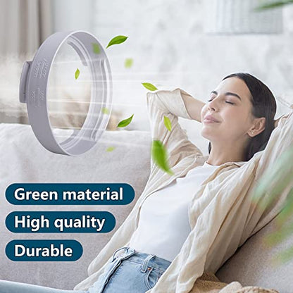 5.9 Inch Portable Air Conditioner Exhaust Hose Coupler Mobile Air Conditioning Accessories for AC Exhaust Hose Coupler Extension (White Circular) - color: White Circular