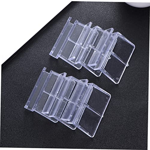 10pcs Fish Tank Cover Support Bracket for Aquariums Plastic Frame for Fish Tank Lid Installation