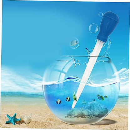 LIOOBO Manual Aquarium Waste 30ml Pipette Dropper Cleaner for Fish Tank Coral Feeder Dropper Feeder - size: Size 1