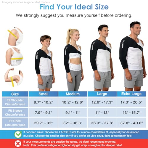 ComfiTECH Youth Shoulder Arm Ice Pack Wrap for Pitchers, Ice Arm Sleeve, S - size: Small