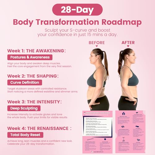 Home Workout Equipment for Women, Pedal Resistance Band with Handle Set - color: Pink