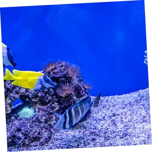 YARNOW Self Adhesive Aquarium Background Roll PVC Fish Tank Decor with High Resolution Graphics Quick Setup for Compatibility in Underwater Scenery Blue