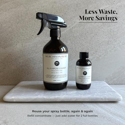 Murchison-Hume All-Purpose Cleaner Concentrate | Plant-Based, Non-Toxic Multi-Surface Spray | Natural Kitchen & Bathroom Cleaner | Safe on All Surfaces | Makes 35 Fl Oz | Original Fig Scent - size: 3.4 Fl Oz Concentrate
