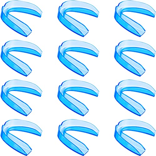 BBTO 20 Pieces Sports Mouth Guard Boxing Mouth Protection Athletic Mouthpiece for Football Basketball Hockey Karate Rugby Match(Blue,Adult (11 yrs & Above)) - color: Blue, size: Adult (11 yrs & Above)