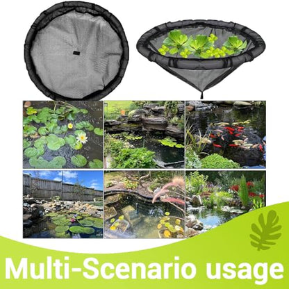 Floating Island Plant Protector, Floating Flora Island Round for Your Home Pond,Floating Pond Plant Protector,Protects Your Floating Plants from Pond Fish (18inch) - size: 18inch