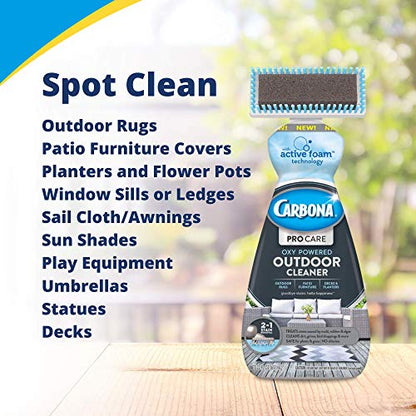 Carbona Pro Care Oxy Powered Outdoor Cleaner with Active Foam Technology | 22 Fl Oz, 2 Pack - size: 22 Fl Oz (Pack of 2)