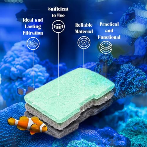 52 Pcs Replacement Filter Media Kit Compatible with Fluval 406/407 Aquarium Filters Include 12 Biological Foams Ammonia Remover Phosphate Pads Nitrite Remover, Towel and Grease - style: 406/407