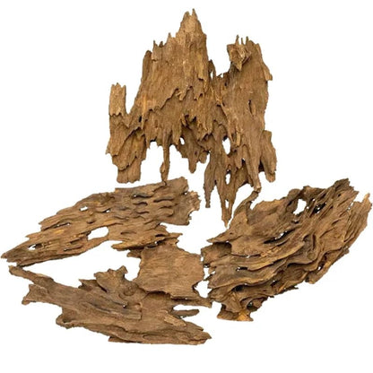 Fish Tank Natural Porous Wood Driftwood Ornament for Aquarium Decoration Hermit Crabs Shrimp Fish Aquarium Accessories… (10-15cm)