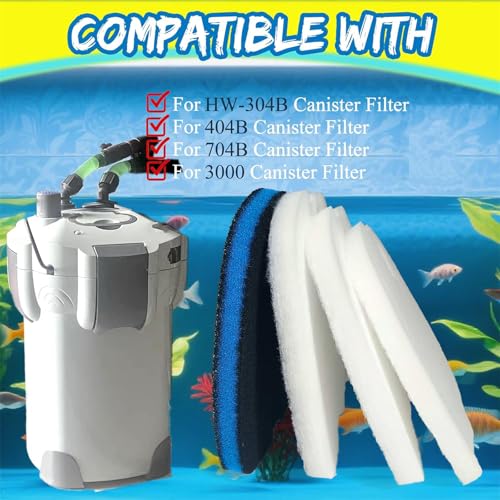 Replacement Sponges Filter Pad for Aquariums Canister Universals Air Impregnated Sheet Aquariums Replacement Media Fish Tanks Media