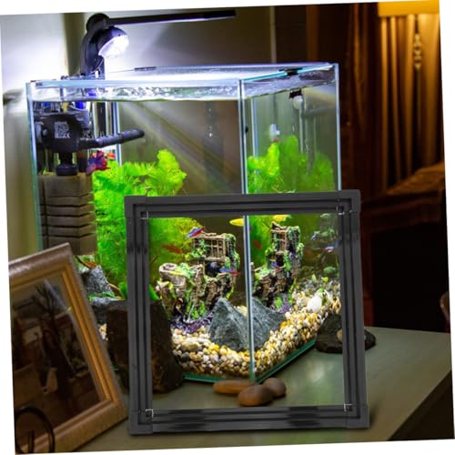 balacoo Edge Protector for Fish Tank Aquarium Safety Trim Strip s Easy Installation Wear-Resistant Material Prevents Fish Escape and Spills Keeps Living Space Tidy - size: 40.00X40.00X2.50CM