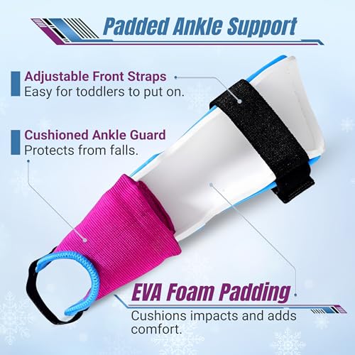 Vizari Soccer Shin Guards with Ankle Protection for Kids, Youth, Adult Sizes - Lightweight & Durable Shinguards for Boys, Girls, Toddlers (Ages 3+) - size: Medium