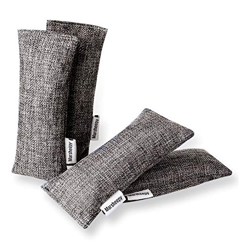 12 Pack Bamboo Charcoal Shoe Deodorizer Insert Bags, Shoe Odor Eliminator | 100% Natural Shoes Smell Remover，eliminates odor naturally,Odor Eliminator for shoes, Home, Closet, Pet - color: 12PACK Gray