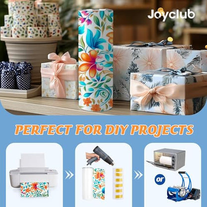 Joyclub Sublimation Tumblers 20 oz 10 Pack Flat Bottom Sublimation Blanks Bulk Stainless Steel Insulated Skinny Straight Cups with Lid and Straw, Gift Box - color: White 10 Pack-Flat Edge