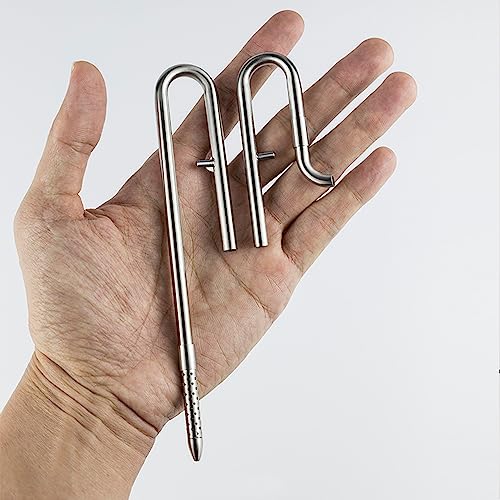 304 Stainless Steel Lily Pipes with Clamps for Rimless Glass Aquarium, Inflow and Outflow Set (Pipe Diameter 6mm) - size: ID/OD=4/6mm