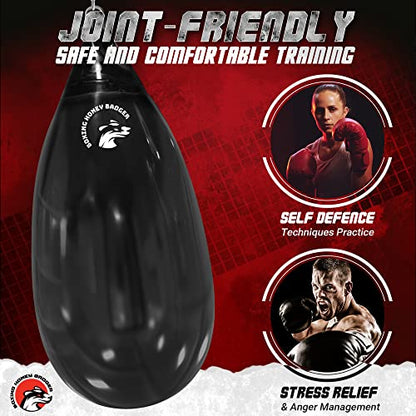 2nd Generation Seamless Anti-Leak 110lb Water Punching Heavy Bag for Adults Heavy Duty Boxing Water Bag