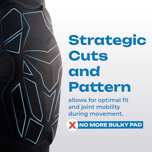 LP IM710 Shield Padded Compression Leg Sleeve for Men & Women - color: Black, size: Large