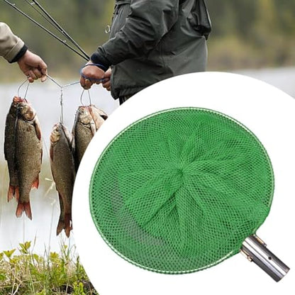 Fish Catching Net Replacement Head Stainless Steel Frame for Freshwater Practical Fishing Accessory