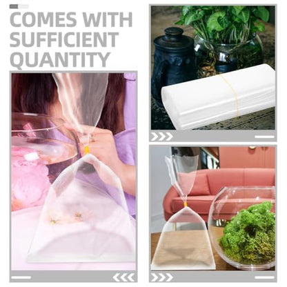 ABOOFAN 50pcs Fish Shipping Bags 24x48cm Leakproof Plastic Ornamental Live Fish Packaging Bags for Aquarium Transport