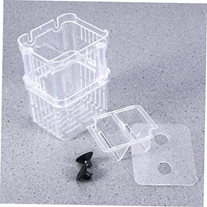 Fish Breeding Isolation Box Small Aquarium Fish Hatchery Incubator with Optimum Water Flow Durable Design for Fry Protection and Space Saving