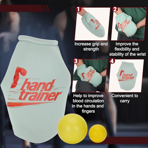 Finger Grip Strengthener, Grip Strength Trainer and Forearm Strengthener - Designed for Enhancing Grip, Finger Exercises, and Wrist Training - color: Green