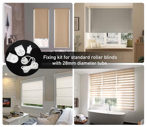 32mm Roller Blind Fitting Repair Kit, Roller Shade Clutch Bracket for 1-1/4''(32mm) with Bracket, Clutch & Idle End Plug - style: 32mm Metal Bracket