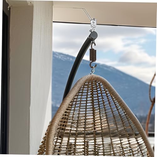 DOITOOL Hammock Chair Swing Spring Set Heavy Duty Coil Springs Hooks Complete Kit for Porch Swing Hardware Installation