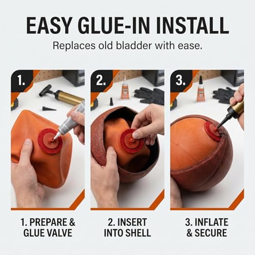 Boxing Speed Bag Latex Heavy-Duty Replacement Glue in Bladder for Boxing Speed Bags, 9-inch Large, Single