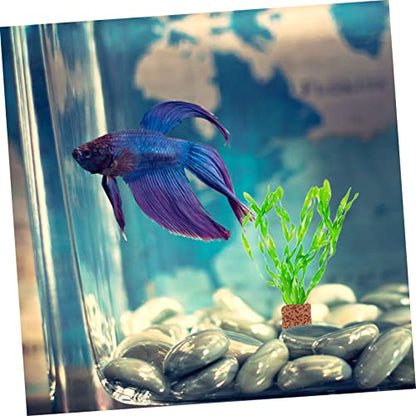 10Pcs Durable Fixed Ring for Water Plants Creative Pottery Decor Holder for Fish Tank for Aquatic Plant Cultivation and Freshwater Landscape Decoration