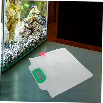 Yardwe Reusable Oxygen Fish Transport Bag Portable Handheld Shipping Bags for Live Fish Leakproof Heavy Duty Plastic Packaging with Oxygen Support