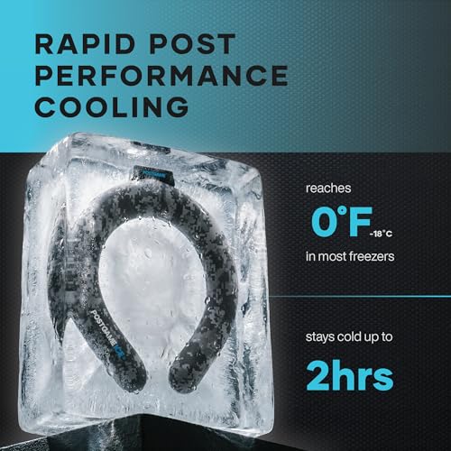 rituo Postgame Cooling Neck Wrap, Reusable Gel Ice Pack, S/M - size: Small/Medium