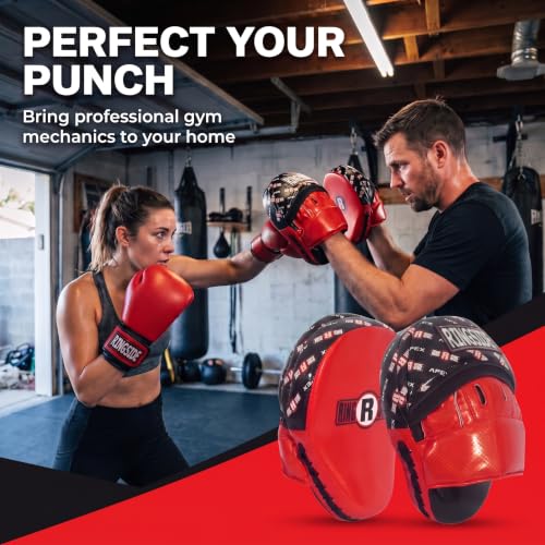Ringside Apex Punch Mitt - color: White/Red