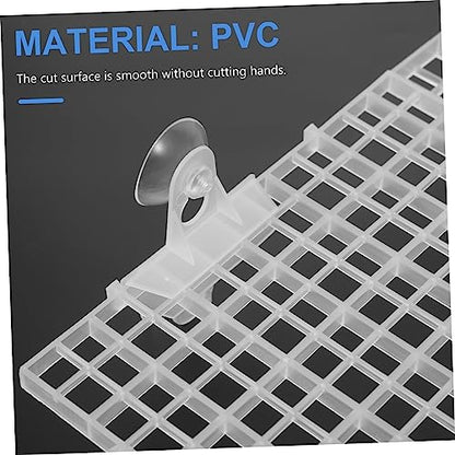 Garneck 1set Fish Tank Divider Cups Isolation Mesh for Breeding Transparent Aquatic Divider for Fish Tank Separation for Aggressive - color: Transparent