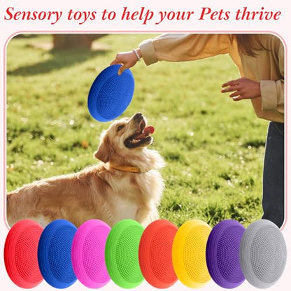 Libima 8 Pcs Wiggle Seat Inflated Wobble Cushion for Kids - color: Vibrant Color