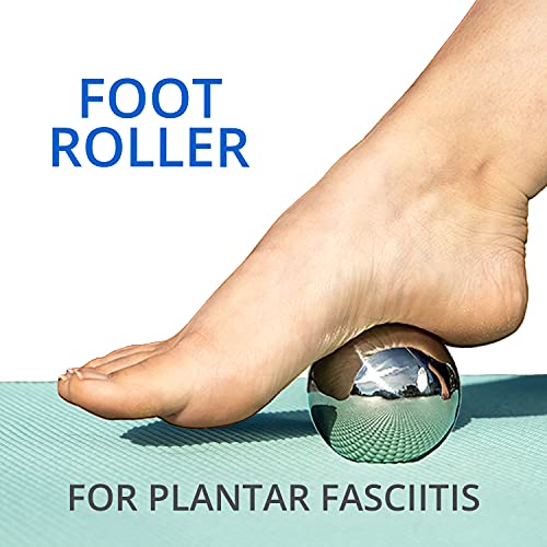 Body Back Glacier Ball - Lacrosse Massage Ball for Plantar Fasciitis Relief | FSA Eligible Ice Roller Ball For Facial Massage, Hot & Cold Therapy Myofascial Release Ball For Muscle & Foot Pain Relief