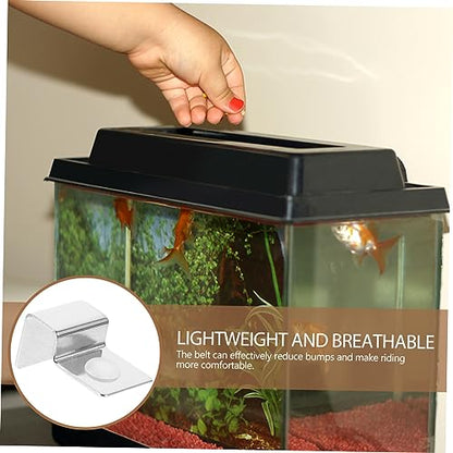 Quick Assembly Aquarium Clips Fish Tank Glass Cover Bracket Stainless Steel Support Holders 10mm for Easy Water Change