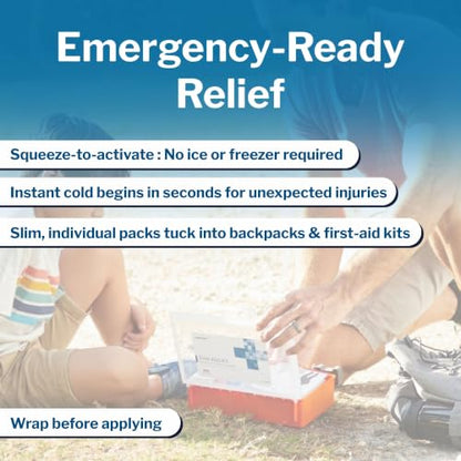 McKesson Instant Cold Packs, Pain Relief, Swelling, 6 x 9 in - size: 6 x 9 Inch (24 Count)