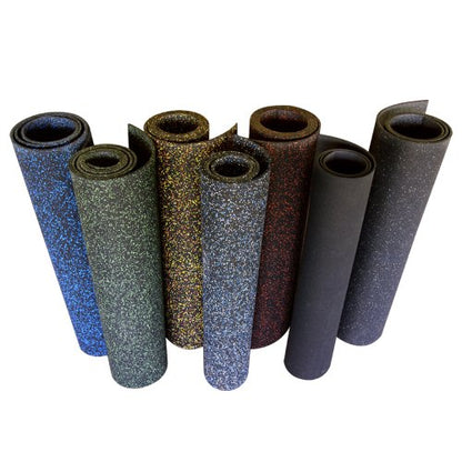 Rubber-Cal Elephant Bark Flooring 3/8-inch T x 4-feet - color: Blue Dot, size: 66"L x 48"W x 0.4"Th